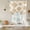 Light Brown, variant on Brown Geometric Moroccan Balloon Curtains for Living Room/French Door, Abstract Art Coffee Ombre Modern Tie Up Curtains 63 Inch Length Energy Saving Kitchen Curtains Shades for Windows 42"x63"