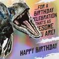 thumbnail image 3 of American Greetings Jurassic World Birthday Card for Boy (The Hunt is On), 3 of 3