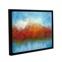 Autumn-Pond Gallery Wrapped Floater-framed Canvas by Marina Petro