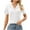 White, variant on XuJwPNcy Womens Short Sleeve Golf Shirts V Neck Business Dressy Casual Tops Summer Collared Solid Trendy Outdoor Workout Tees