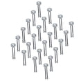thumbnail image 3 of Piercing del cuerpo Sunnimix Anillos del perno prisionero de la nariz de acero 24 piezas Blanco, 3 of 6