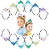 12 Pack Baby Shark Headbands Perfect Shark Party Favors Baby Shark Party Supplies by 7 Colors Kids