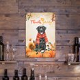 thumbnail image 3 of Happy Thanksgiving Labrador Retriever with Turkey Pumpkins Autumn Vibes Vertical Metal Aluminum Sign Lab Dog Lover Gifts Wall Art Home Decor - 12018, 3 of 5