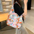 thumbnail image 4 of Bolsa Mujer Floral Tote Reutilizable Comestibles Verano Flor Compras Rojo FLhrweasw Nuevo, 4 of 8