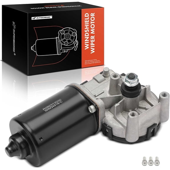 A-Premium Front Windshield Wiper Motor Without Washer Pump Compatible with Kia Optima 2011-2015, Sportage 2005-2010 & Hyundai Tucson 2005-2009, Veloster 2012-2017, Azera 2006-2011, 5-Pin