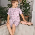 thumbnail image 4 of Balery Cute Pig Conjunto de Pijama Infantil de Manga Corta con Estampado – Ropa de Dormir de Algodón Suave-Medium, 4 of 6