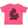 thumbnail image 3 of Inktastic Michigan Silhouette Mandala Boys or Girls Toddler T-Shirt, 3 of 5