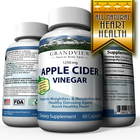 Apple Cider Vinegar - Boosts Metabolism and Energy Suppresses Appetite Aids Weigh Loss Promotes Healthy Digestion.  Minimize Cold & Cough