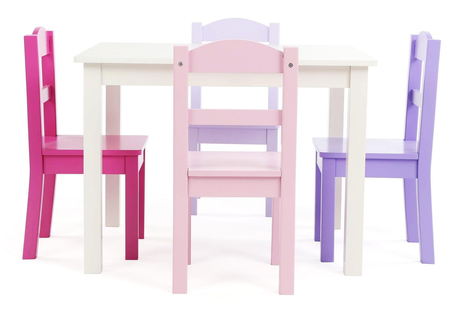 Humble Crew Kids Table and Chair Set (4 Chairs Included)