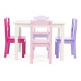 thumbnail image 3 of Humble Crew Kids Table and Chair Set (4 Chairs Included), 3 of 5