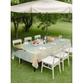 thumbnail image 5 of 60x84 Inch Outdoor Tablecloth with Umbrella Hole Zipper Rectangle Retro Hot Air Balloon Rectangular Tablecloths Outside Waterproof Modern Flying Balloon Patio Table Cloth Cover for Picnic Party, 5 of 8