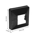 thumbnail image 2 of BESTYASH 6Ud Funda Para Base De Poste Con Dividido Para Cubrir Columnas Y Realzar Cercas Y, 2 of 6