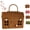 #A, variant on House Shaped PP Rattan Basket with Lid & Handle, Vintage Woven Storage Container (#A)