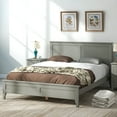 thumbnail image 2 of Bellemave Modern Platform Bed with Headboard Full Size, Gray, 2 of 7