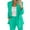 Light Green, variant on Women's Stretch Business Casual Pants Set - Trousers Suit for Dating Travel School, Solid Color