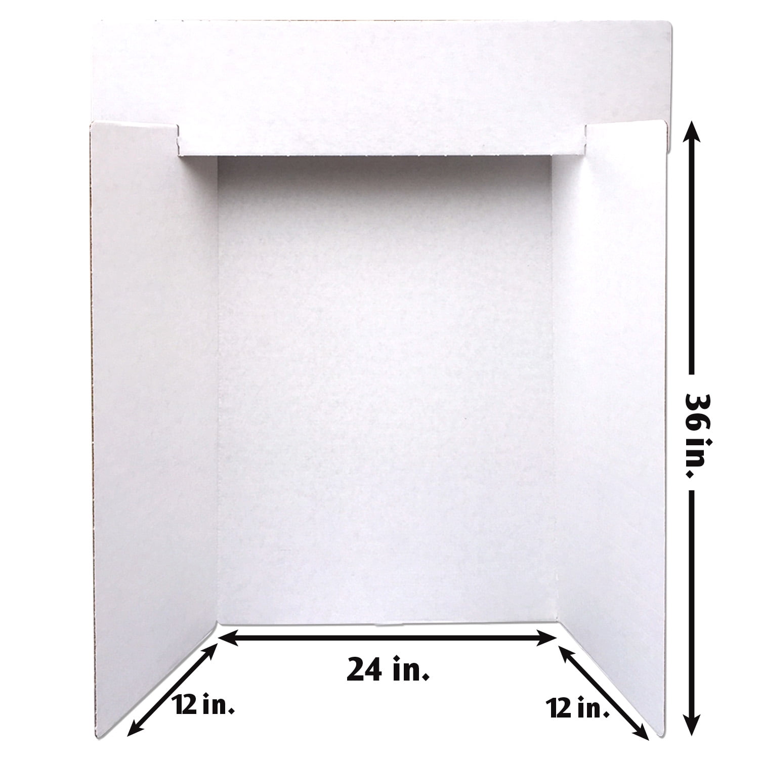 Two Cool Tri-Fold Poster Board, 24 x 36, White/White - Reliable Paper