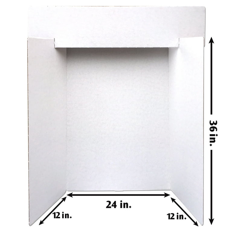 Double-Sided Display Board Header, 10 x 36 Inches, Black & White, Mardel