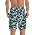 thumbnail image 5 of Cauagu Angry Shark Print Pajama Bottoms for Men Sleep Pajama Shorts Elastic Waistband Sleep Pajama Short Men's PJ Shorts -Large, 5 of 6