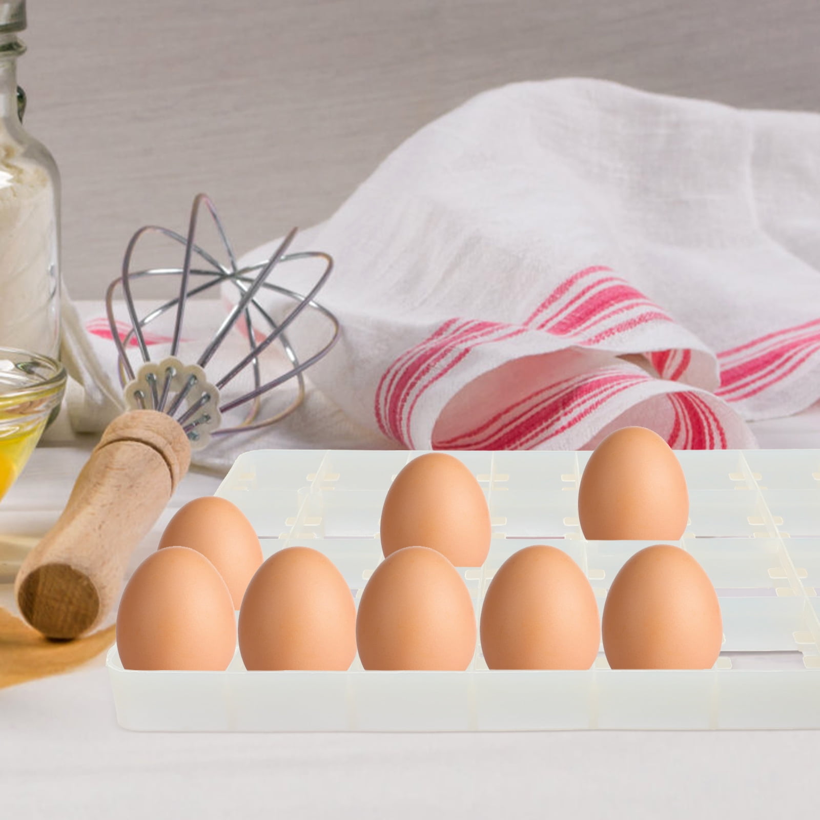 WHAMVOX  Professional Egg Incubator Tray Transportation Holder White