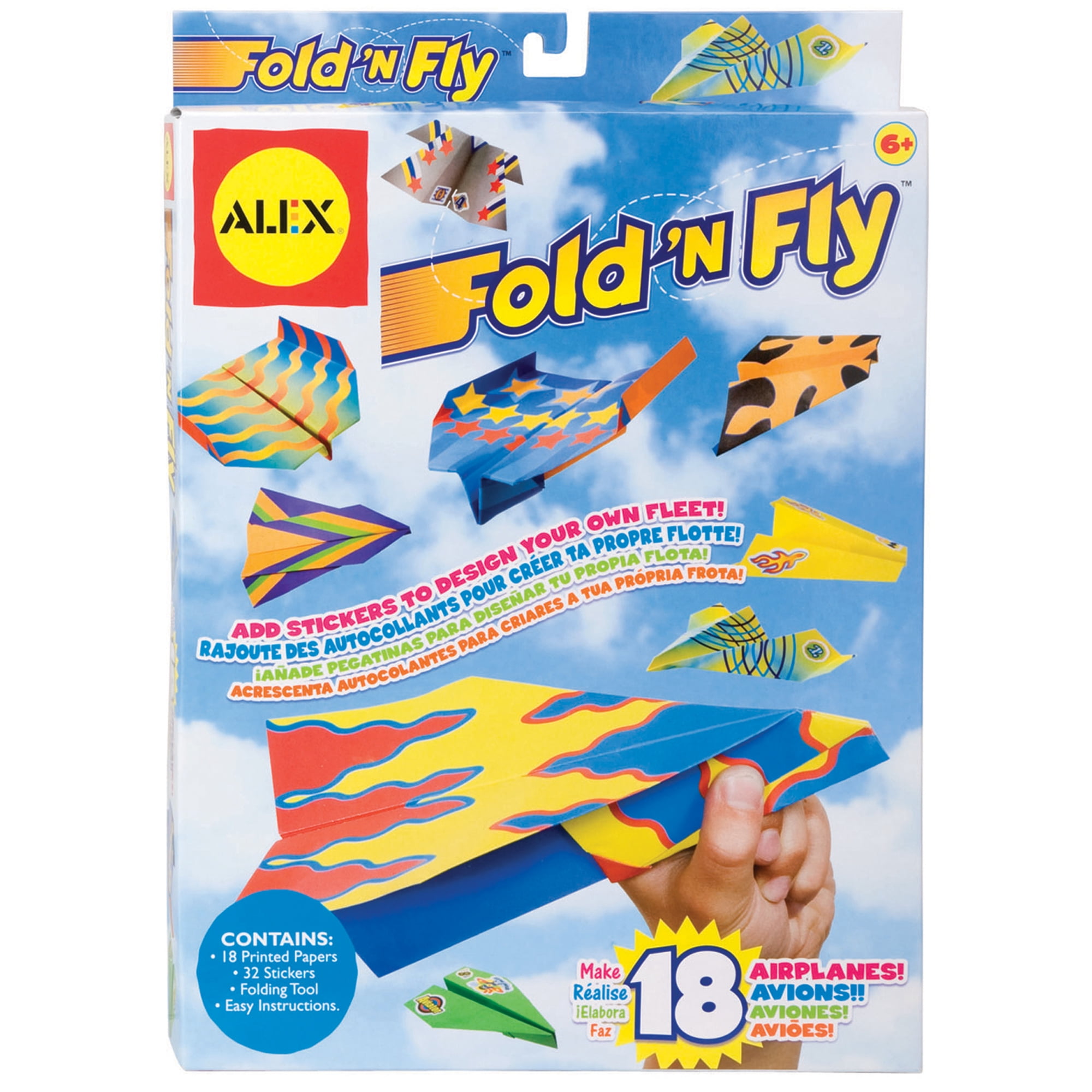 Fold N Fly Paper Airplanes, Set of 3 boxes