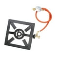 thumbnail image 3 of MLINS HeavyDuty Cast Iron Propane Burner for Outdoor Cooking with Adjustable Heat Regulator Assorted Color, 3 of 8