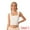 White, variant on Unique Bargains Women's Square Neck Ribbed Slim Fit Tank Top w Built-In Bra M Black