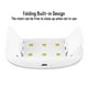 Ejoyous Manicure 6W Mini Nail Dryer USB Folding Mouse Shape UV LED Gel Curing Nail Art Light Lamp, UV Nail Lamp, Mini Nail Dryer – image 5 sur 8