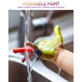 thumbnail image 4 of Set de pintura Nicpro, 18 colores, lavable, acrílico, 250 ml, para niños, 4 of 6