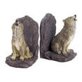 thumbnail image 1 of Extremos decorativos de resina para libros Zingz & Thingz Howling Wolves, 1 of 3
