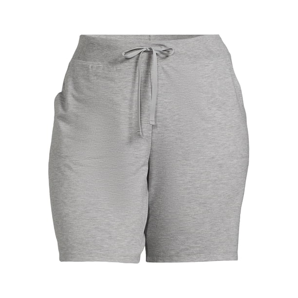 Athletic Works Women's and Women's Plus French Terry Bermuda
