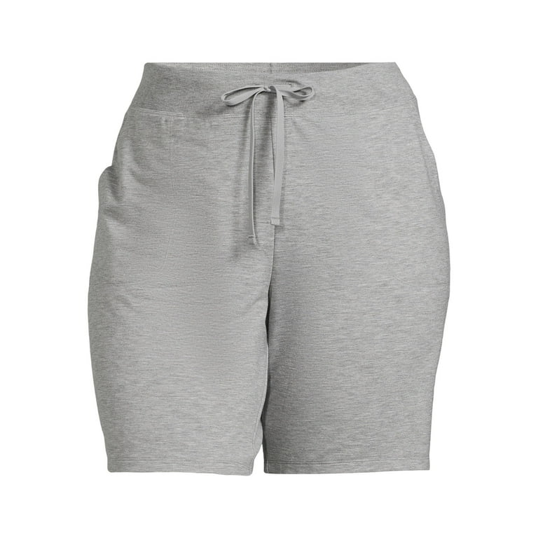 Athletic Works Women s and Women s Plus French Terry Cloth Bermuda Shorts Sizes XS 4X Walmart