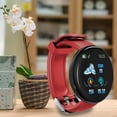 thumbnail image 2 of Maoww Plastic Wireless Smart Watch Portable Round Screen Display Battery Powered Pressure Wristwatch Red, 2 of 8