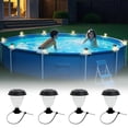 thumbnail image 2 of Solar Garden Lamps for Outdoor Use Colorful Glow Pool Light for Stairs Patios Fences and More 4PCS, 2 of 6