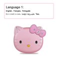 thumbnail image 1 of Teléfono Móvil Hello Kitty para niños, Mini teléfono móvil de posicionamiento para niños, lindo teléfono móvil multifunción de dibujos animados, 1 of 4