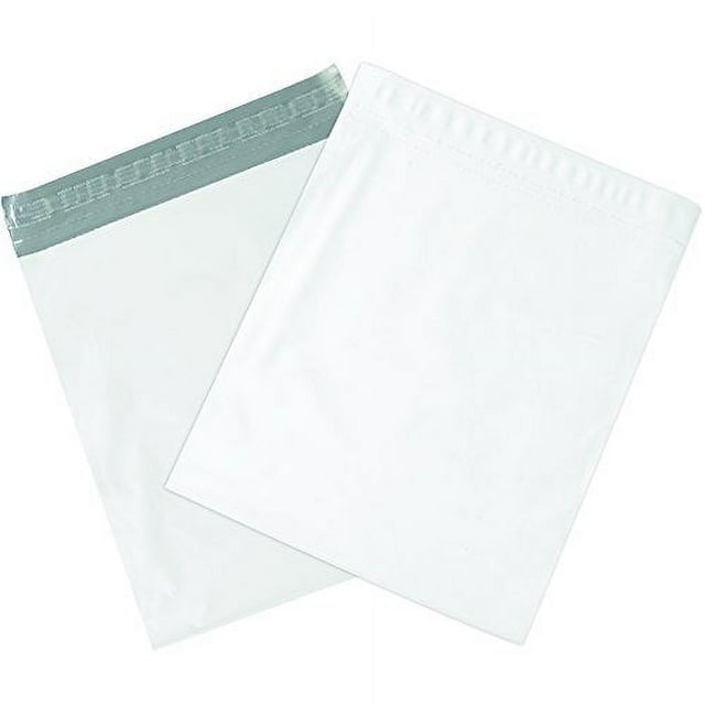 Tape Logic TLEPM13164 Expansion Poly Mailers, 13 Pouces x 16 Pouces x 4 Pouces, Blanc (Lot de 100)