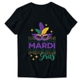 thumbnail image 2 of TIMIFIS T-Shirts à Manches Courtes pour Femmes Tendance Carnavals Imprimé Graphique T-Shirt Décontracté Col Rond Hauts d'Été Vêtements, 2 of 5