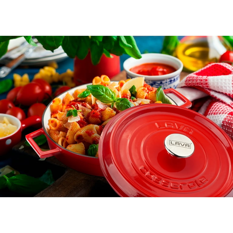 Lava Enameled Cast Iron Braiser 2.6 Qt. Round Edition Series with