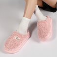 thumbnail image 3 of Yarkasie Slippers for Women Men, Soft Thick Memory Foam Slippers, Fuzzy Bedroom House Shoes Indoor, Pink Size 8.5, 3 of 9