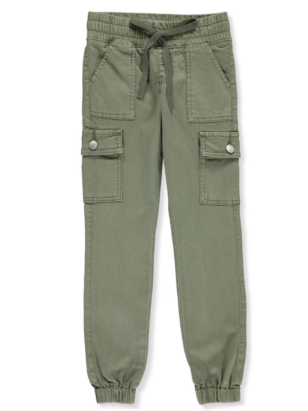 VIP Jeans - VIP Jeans Girls' Twill Cargo Joggers - light olive, 16 - Walmart.com - Walmart.com