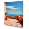 thumbnail image 2 of Designart "Tones Fontanas Italy Terracotta wall art III" Cityscapes Canvas Print, 2 of 5