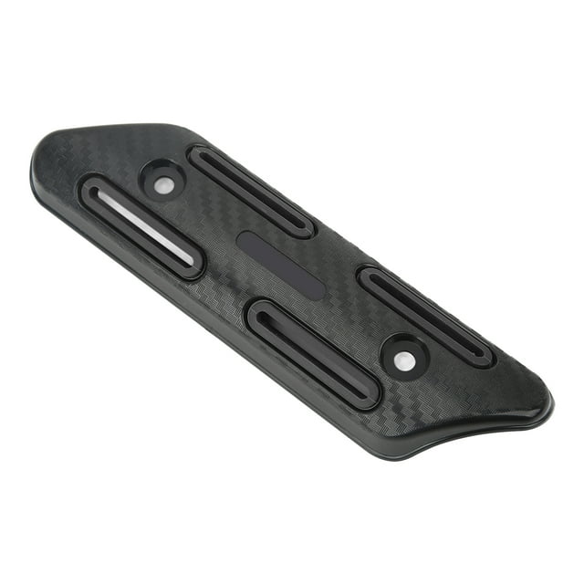 Protection Thermique de Tuyau d'Échappement, Style de Fibre de Carbone Résistant à l'Usure 27 à 51mm Réglable Tuyau d'Échappement Bouclier Thermique pour Scooters pour Motos Noir, Rouge, Jaune, Vert, Bleu, Blanc