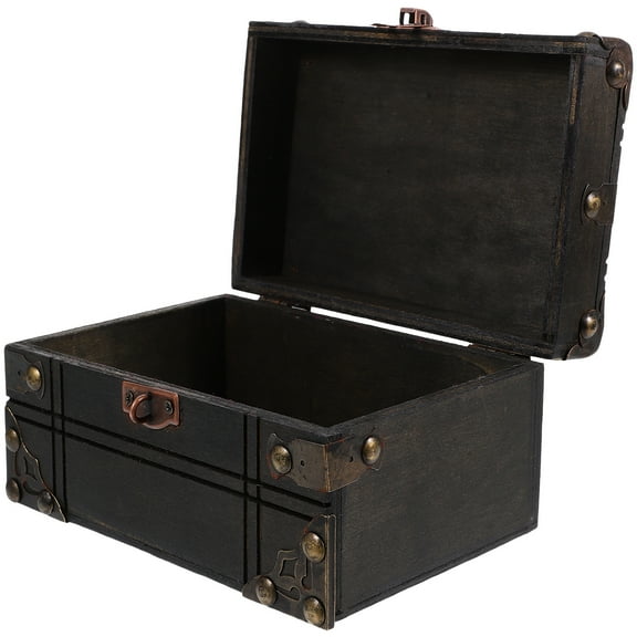 Treasure Box Vintage Wooden Treasure Chest Vintage Wooden Decorative Box Keepsake Box Chest Case