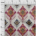 thumbnail image 2 of oneOone Cotton Cambric Purple Fabric Asian Ikat Sewing Material Print Fabric By The Yard 42 Inch Wide, 2 of 4