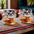 thumbnail image 5 of Zmleve Old Fashioned Whiskey Glasses - Set of 2 Bourbon Glass 10 oz with Luxury Box - Ultra Clear Crystal Rocks Barware for Scotch, Irish Whisky, Rum and Cocktail, 5 of 7