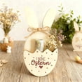 thumbnail image 2 of Wooden Easter Bunny Decoration, Rabbit Shaped Ornament with Pocket That Can Hold Gifts, Rustic Table Centerpiece for Spring Parties, Weddings, and Holiday Gatherings, 2 of 7