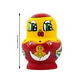 thumbnail image 3 of 10pcs Animal Pattern Wooden nesting toys Russian Nesting Dolls Matryoshka stacking dolls (Duck), 3 of 7