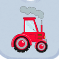 thumbnail image 4 of Inktastic Fun Red Tractor Boys or Girls Baby Bib, 4 of 4