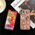 thumbnail image 3 of Fashion Shiny Diamond Encrusted Phone case Thin and Light Shockproof Soft Bumper for iPhone 12 13 11 14 Pro Max Mini XR X XS 7 8 14 Plus SE Protective Back Cover(Pink,iPhone 14), 3 of 8