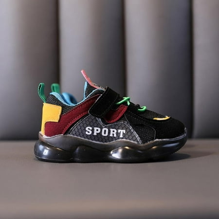 

Kids Boys Girls Autumn Winter Double Mesh Anti-slip Breathable Leisure Sports Shoes Children 1-7 Years Old