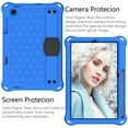 thumbnail image 3 of Dteck Rugged Case for Lenovo Tab M10 FHD Plus 2nd Gen X606F/Tab M10 HD 2020 X306/Tab K10 X6C6 2021, Heavy Duty Shockproof Stand Case with Removable Shoulder Strap/Flexible Handle Strap - Blue + Black, 3 of 6